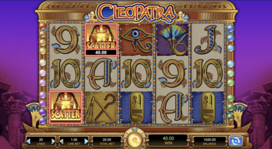 Image of Cleopatra Slot in gameplay